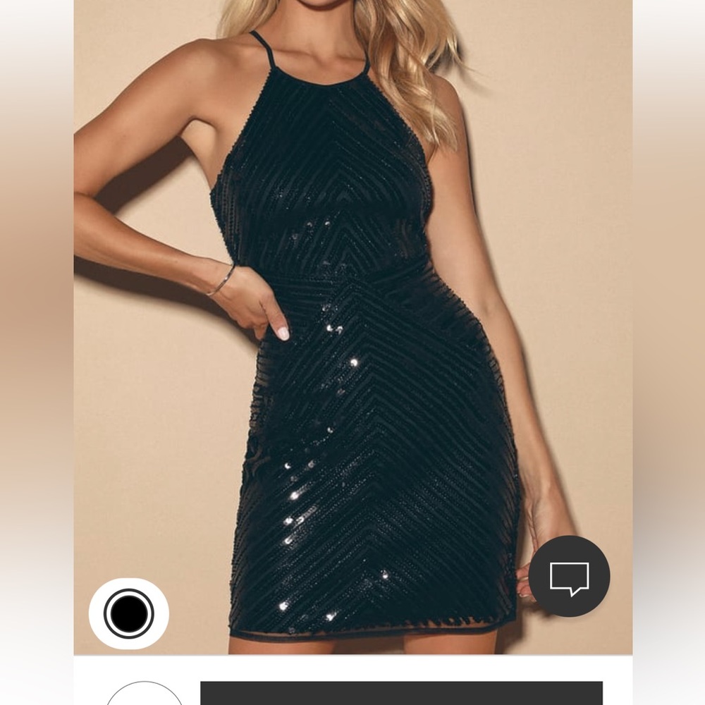 Lulu’s Ace of spades sequin dress